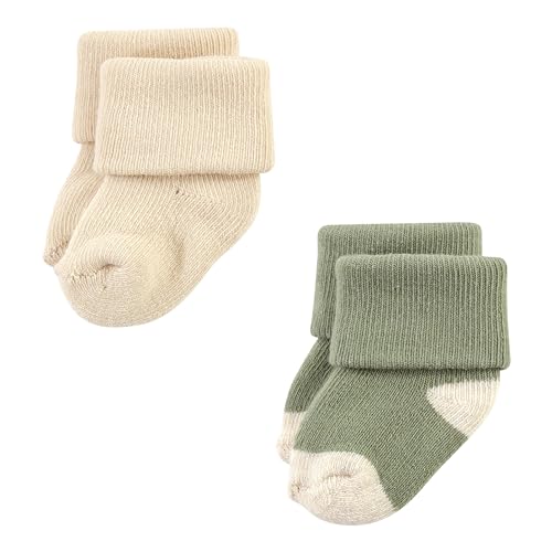 Image of Hudson Baby Baby 8-pack Cotton Rich Newborn and Terry Socks