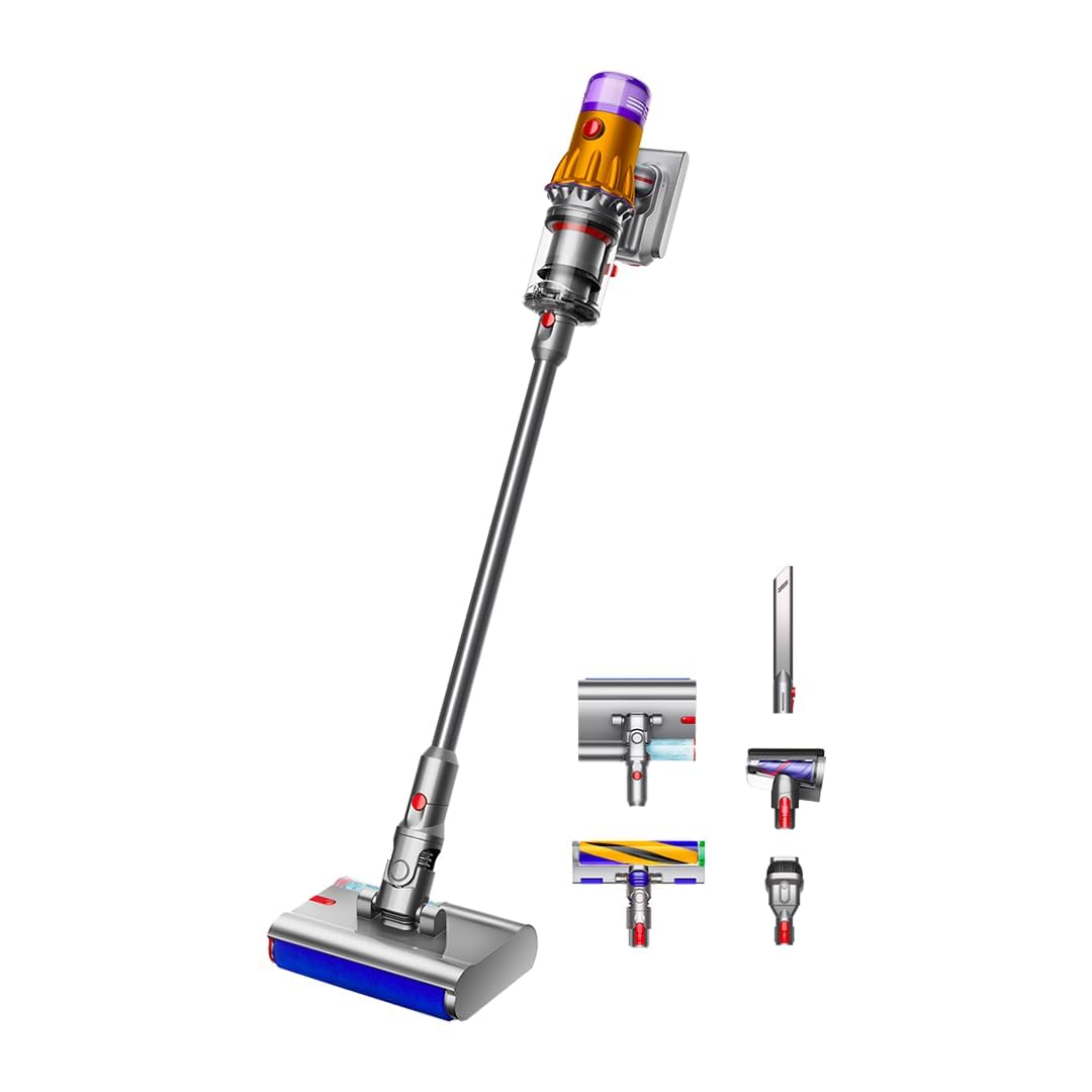 Dyson V12 Detect Slim Submarine Cordless Vacuum Cleaner | All-in-one Wet & Dry Vacuum| Illumination for Hidden dust|150 Airwatts,60 mins runtime (V12 Submarine New (Yellow))-picture-23