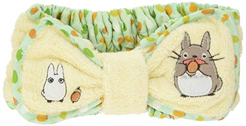 丸眞 ヘアバンド ジブリ となりのトトロ W21×H10cm どんぐりと若葉 綿100% 1005037600