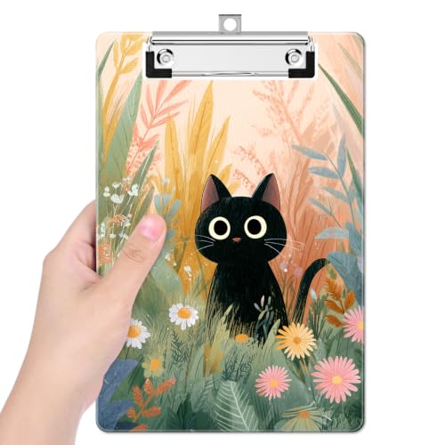 Image of Small Plastic Clipboard 6 x 9 in, Standard A5 Size Fashion Clip Board