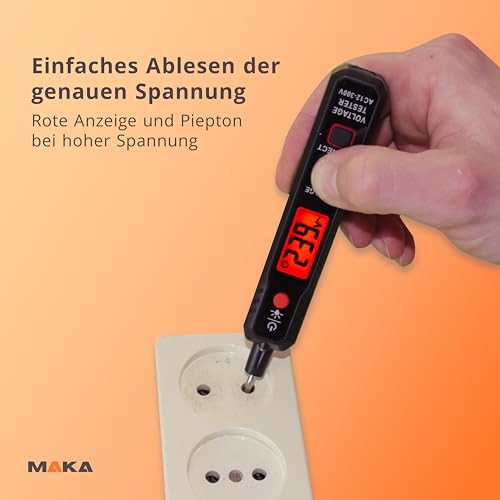 Digitaler Spannungsprüfer und Schraubendreher von Maka
