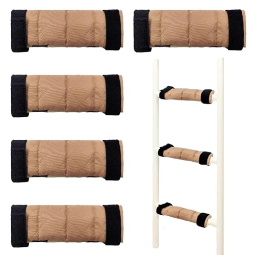 Protectores de escalera para literas metálicas - 4 piezas Suministros de dormitorio, funda de protección para escalera de cama de dormitorio, para estudiantes campamento de verano internado dormitorio