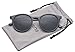Kelens Adult Grad School Round Sunglasses For Women Girls and Men Black