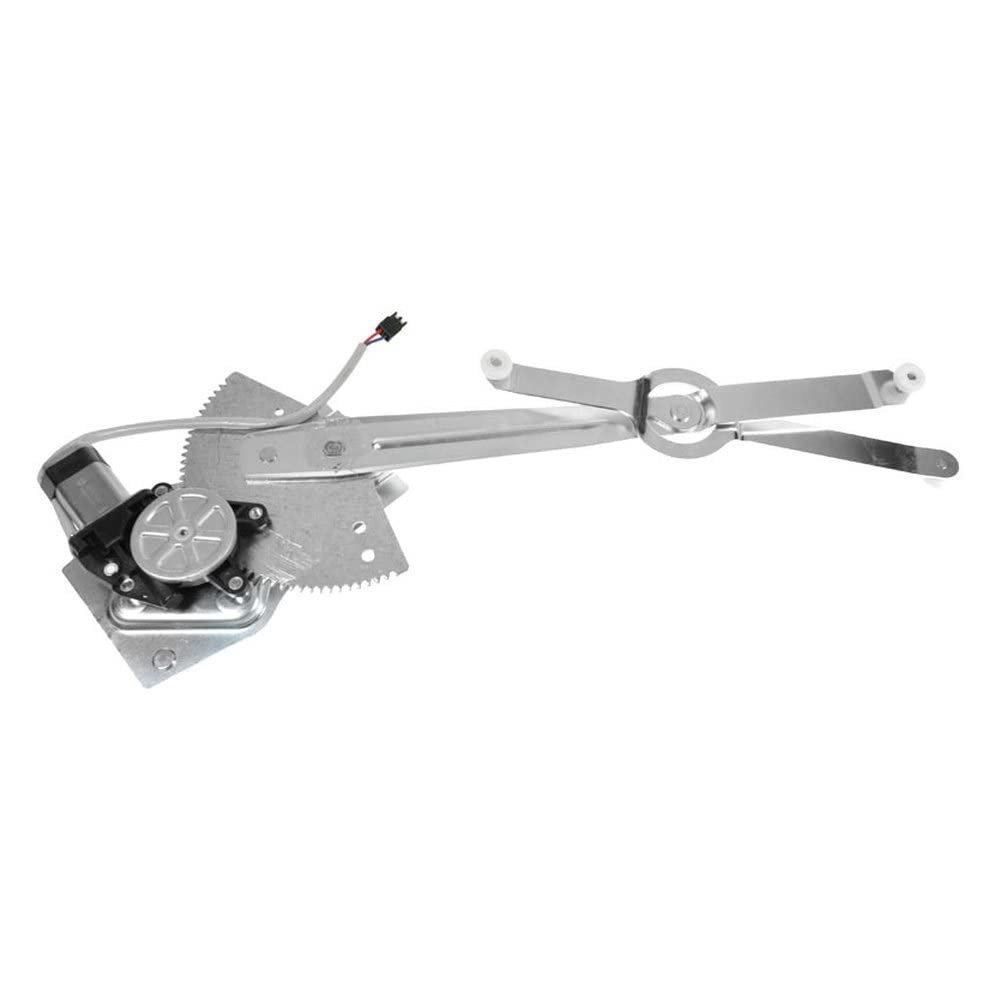 TRQ Front Right Power Window Regulator &amp; Motor Assembly Passenger Side | For 1981-1995 Chevrolet G10 G20 1981-1996 G30 GMC G1500 G2500 G3500