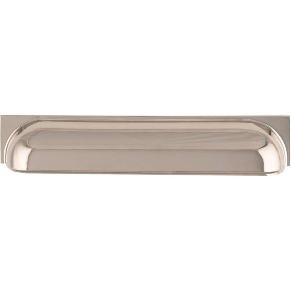 Carlisle Brass Polished Nickel Harmonise Warwick Cup Pull Handle 192Mm (Polished Nickel)