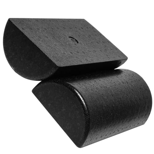 Rodillo de espuma FOMIYES para yoga y fisioterapia, semicircular de 45 cm, para masaje muscular y ejercicios de fitness miniatura 1
