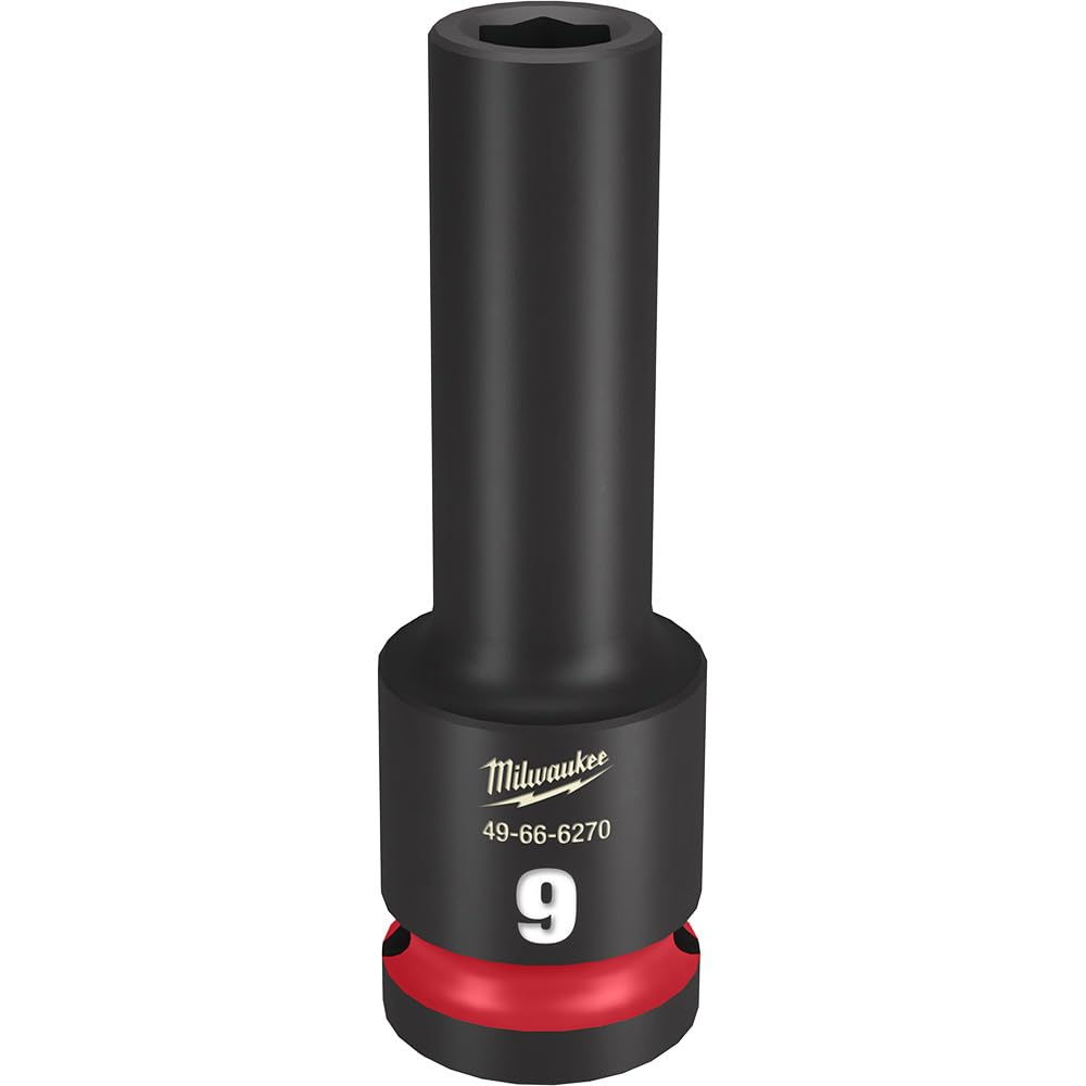 Prise électrique Shockwave Milwaukee 1/2 9 mm DP douille impact 6PT