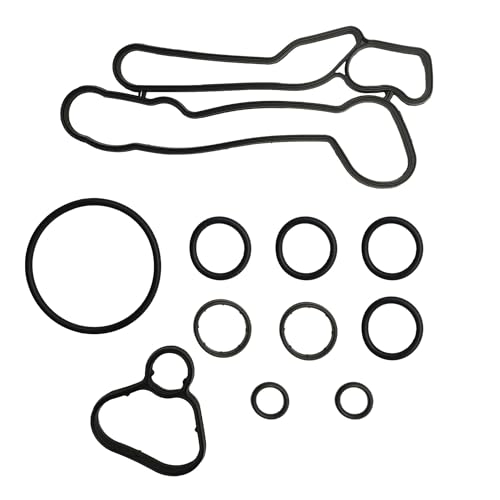 Image of PartsFlow Engine Oil Cooler Seal Kit Fits for Chevy Sonic Trax Aveo5 for Pontiac G3 for Saturn Astra 2008-2018 1.8L 1796CC Replace#926-167 24445723