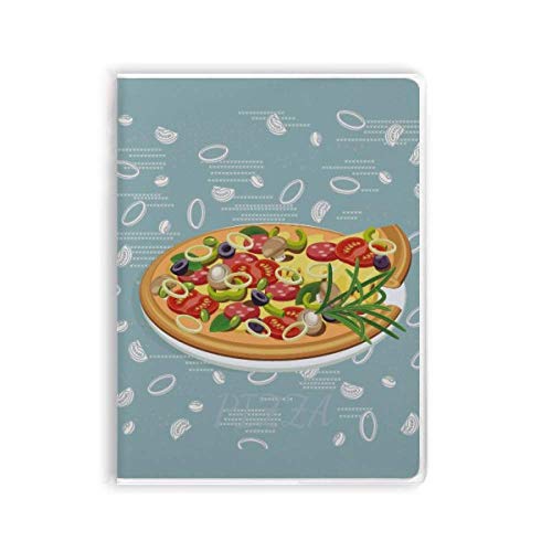 Carnet Onion Pizza Italy avec couverture souple, carnet de notes motif tomate pour écrire
