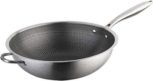 OLENYOK Triply Stainless Steel Non Stick Pan l Scratch Resistant Frying Pan l Honeycomb Cookware l Fry Pan with Induction Base l Triply Tasla Extra Deep l Cooking Pan for Gas Stove