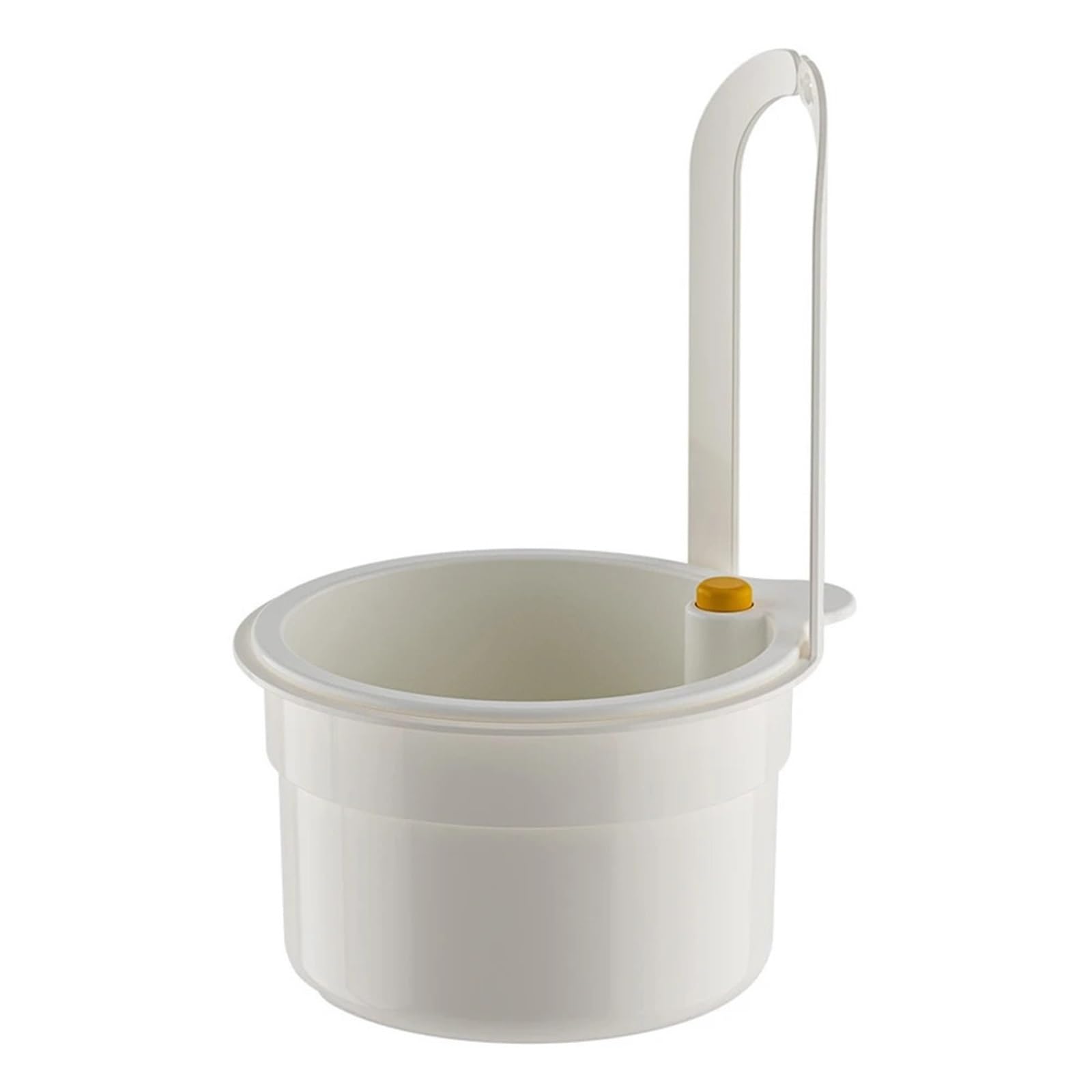 Vegetables Washing Basket Snap Button Hanging Sink Colander Multifunctional Faucet Filter For Fruit Vegetable(White)
