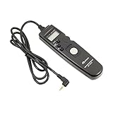Aputure Timer Camera Remote Control Shutter Cable 1C, for Canon EOS Rebel XT, XTi, XSi, T1, T1i, T2i, T3, T3i, T4i, T5i, SL1, D60, D70, Powershot G10, G11, G12, G1X, Replaces Canon RS 60-E3