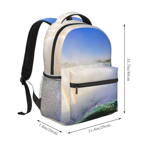 Mochila para laptop Niagara Falls EdWal de senderismo unisex e impermeable 2