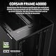 CORSAIR Frame 4000D Modulares Mid-Tower ATX PC-Gehäuse – Hoher Luftstrom, InfiniRail™ Ventilator-Montagesystem, ASUS BTF, MSI Project Zero, Gigabyte Project Stealth – Schwarz