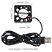 6Pcs 40mm Fan USB 40mm x10mm Brushless Cooling Fan DC 5V USB Brushless Cooling Fan 40X40X10mm Oil Bearing 4010 Small Computer Fan USB Connector for 3D Printer