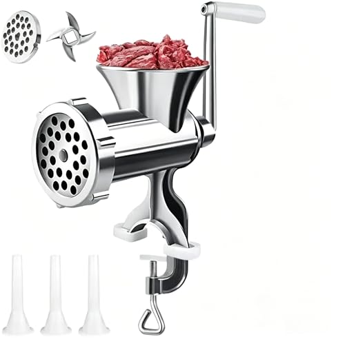 Meat Grinder for Filling Meat Sausages and Grinding Complementary Foods