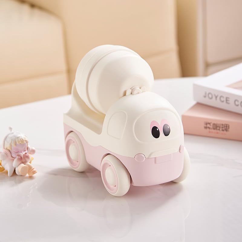 Image of Money Saving Bank with Coin Slot / /Creative Cartoon Design Money Bank / /Plastic Piggy Bank for Boys & Girls (Pack of 1) (Truck Piggy Bank - Pink)