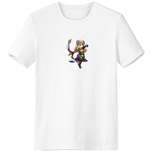T-shirt blanc Donjons pour homme sport printemps été en taille XXL