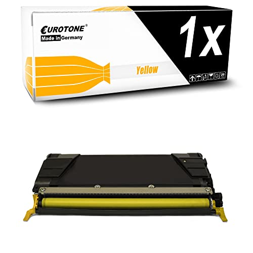 Toner jaune Eurotone pour Lexmark C734 C736 remplace 0C736H1YG
