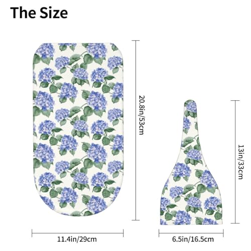 Image of Hydrangea Flower Newborn Swaddle Blankets Hat Sets Soft Baby Receiving Blanket Swaddle Sack for Baby Shower Infant Boy Girl Gift