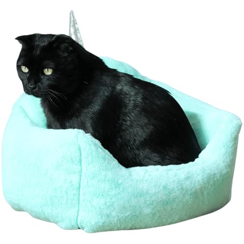 JUNENTER 犬用ソファベッド 猫用ソファ 室内猫用 ペット用寝床 滑り止め底 通気性 ソフト 子犬用ベッド 滑り止め底 猫や小型犬に最適 子猫 子ウサギ (グレー、ミディアム)