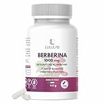 Berberina 1000mg pura – Integratore ad Alta Biodisponibilità – Berberina e Silimarina con Piperina – Supporto Metabolismo Zuccheri e Grassi – 180 Capsule – Made in Italy – Lululab®