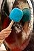 Gong Mallet Beater with Beech Wood Handle and Soft Fleece Head — MADE IN GERMANY — for Meditation, Sound Healing Therapy and Yoga,2-YEAR WARRANTY