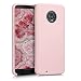 Produktbild kwmobile Hülle kompatibel mit Motorola Moto G6 - Hülle Silikon gummiert - Handyhülle - Handy Case in Altrosa