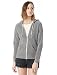 Alternative Women's Adrian Fleece Zip Front Hoodie Sweatshirt, Eco Grey, Medium