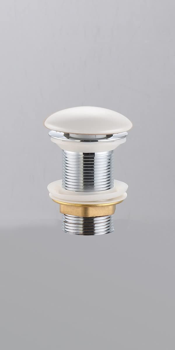 Swiss Aqua Technologies - Bonde à écoulement Libre Infinitio 5/​4" sans trop Plein pour lavabos et vasques, Blanc Mat (PZATKAWHM) - PZATKAWHM