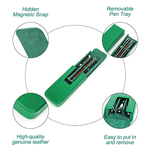 Hiram Leather Pen Box - Image 3
