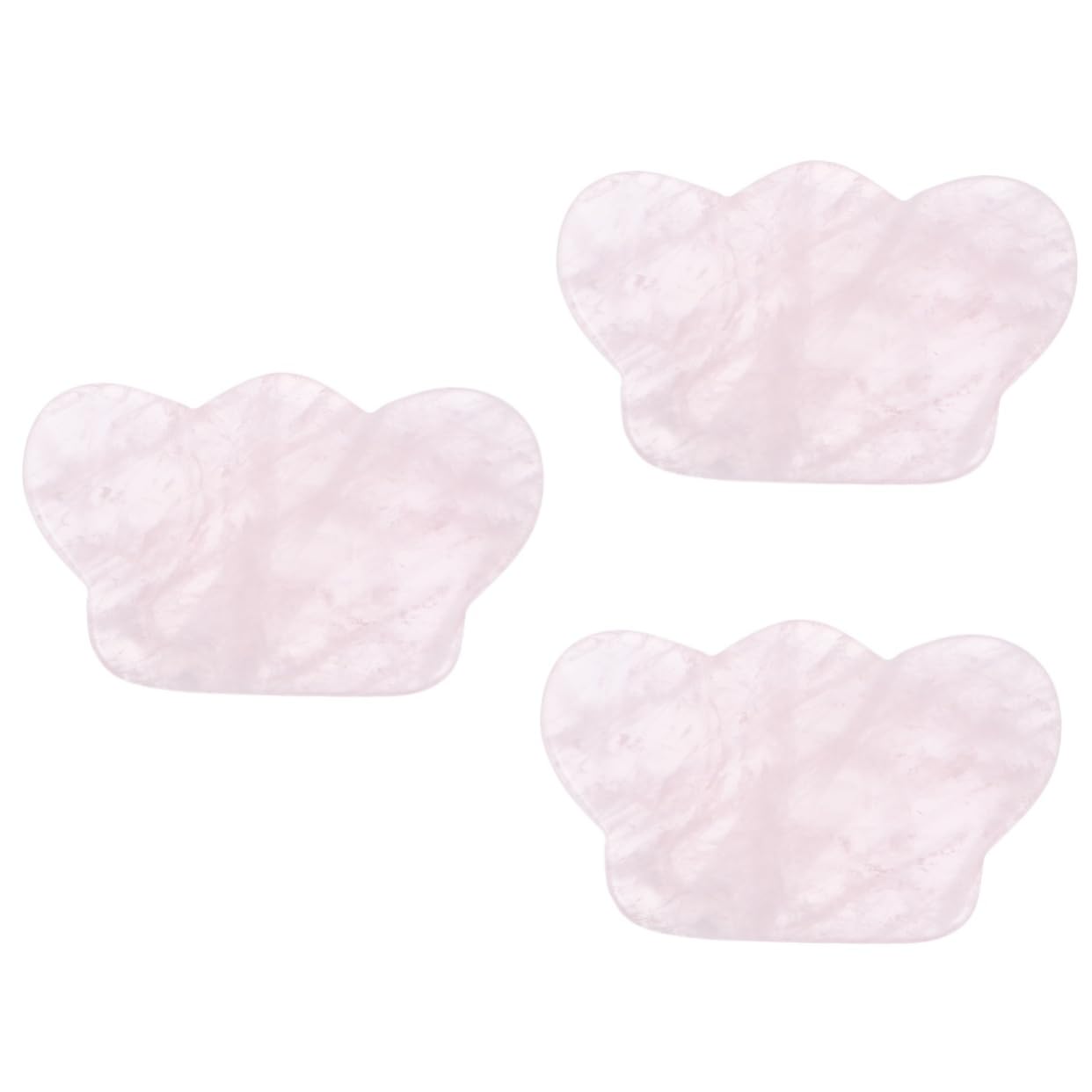 minkissy 3 Pezzi tavola raschiante gua sha guasha gua-sha lettino per massaggi circolazione sanguigna facciale corpo nero a spillo tavola da massaggio raschietto per massaggi rosa