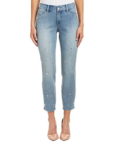 NYDJ Women's Nichelle Ankle Jeans with Chunky Bling