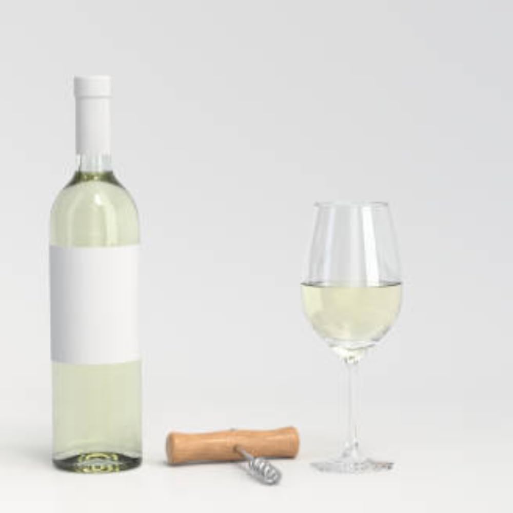 Bottiglia Bordolese per Vino (750ml) Trasparente con predisposizione Tappo Sughero Bottiglie per Amari Pregiati in Vetro (60 Pz)