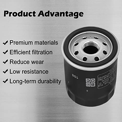 Klwzh 2540086 2540122 Oil Filter For Polaris Ranger 500 570 Fullsize 700 800 Midsize Crew 570 700 800 900 Xp 700 800 900 Sportsman 800 Efi 769 Mv7 700 Rzr 4 900 Rzr 900 Rzr Xp 1000 #TOP4