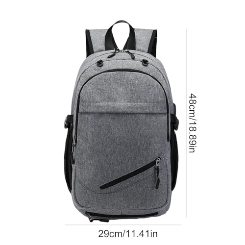 Mochila de baloncesto de gran capacidad para ropa y voleibol gris 4