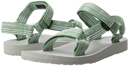 Image of Teva Women's Original Universal Sports and Outdoor Sandals, Green Campo Pastel Mint, 42