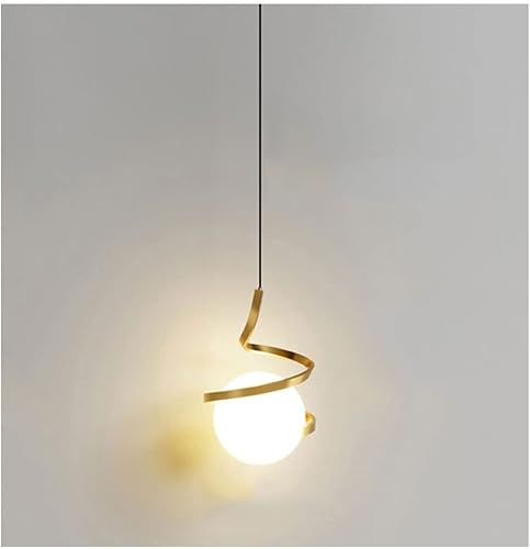 Lámpara colgante de globo de cristal, moderna lámpara LED industrial para colgar en el techo, para cocina, isla de estar, comedor, lámpara colgante