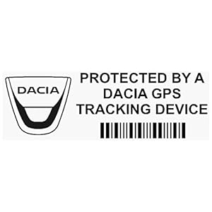 Platinum Place 5 x PPDACIAGPSBLK GPS ZWART Tracking Device Beveiliging WINDOW Stickers 87x30mm-Auto, Van Alarm Tracker