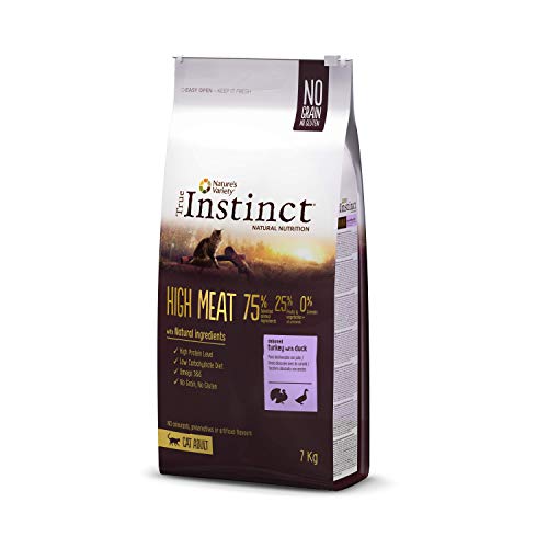 True Instinct High Meat Adulte Nourriture pour Chat Dinde Désossée 7 kg