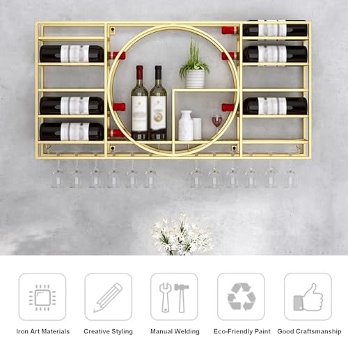 Range bouteille mural métal pour optimiser l'espace de votre bar