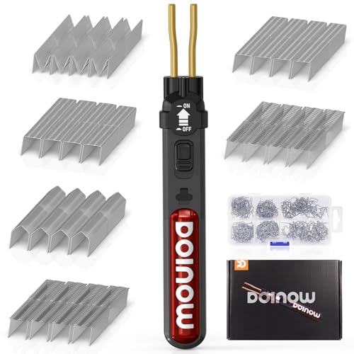 Image of Cordless Plastic Welder Kit, DOINOW Portable Plastic Welding Kit with 300 Hot Plastic Stapler, USB-C Charging, Plastic Repair Kit for Bumper and Plastic Repairs, Gift for Dad, Mom, DIYer, Women, Men