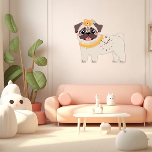 Reloj de pared divertido para dormitorios infantiles que alegra el espacio 7
