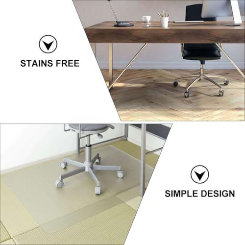 Alfombrilla para protección de suelo protector de PVC antideslizante para comedor 7