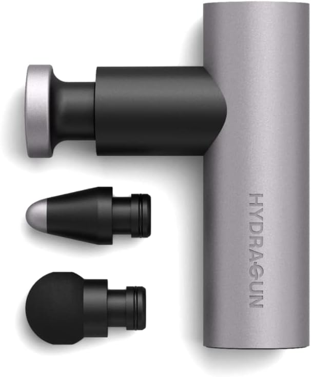 HYDRAGUN Atom Mini Massage Gun for Athletes, Portable Massage Gun, Deep Tissue Percussion Muscle Massager, Portable Massage Gun, Small & Quietest Massage Gun with Carrying Case & 3 Attachment Heads HYDRAGUN Atom Mini Massage Gun for Athletes, Portable Massage Gun, Deep Tissue Percussion Muscle Massager, Portable Massage Gun, Small & Quietest Massage Gun with Carrying Case & 3 Attachment Heads