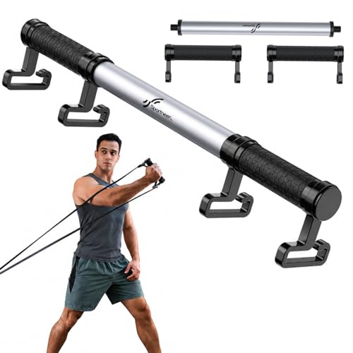 Resistance Band Bar, Sportneer Detachable Workout Exercise Bar Handles for All Kinds Resistance...