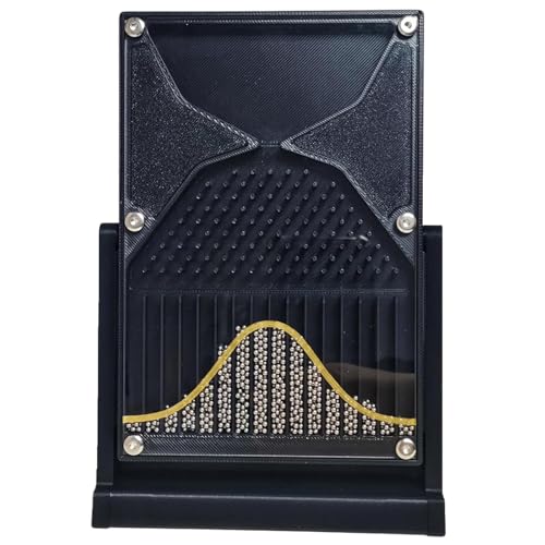 Galton Board Kit d'apprentissage STEM rigoureux, modèle de démonstration haut de gamme noir