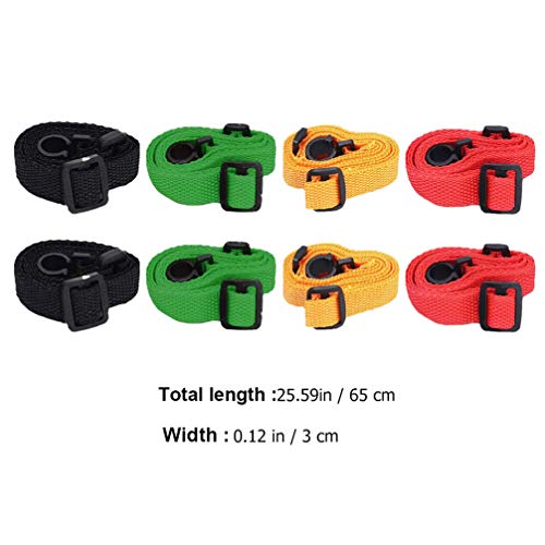 ARTIBETTER 12Pcs Ukulele Strap Ajustável Confortável Nylon Mini Strap para Acústico Folk Clássico Gu