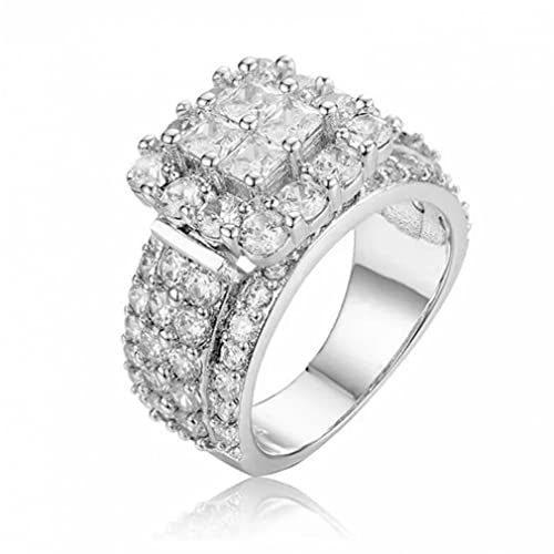 Bagues de mariage argent diamants coupés bijoux précieux femme