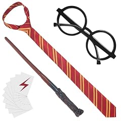 C: Wizard Wand and Striped Tie Set